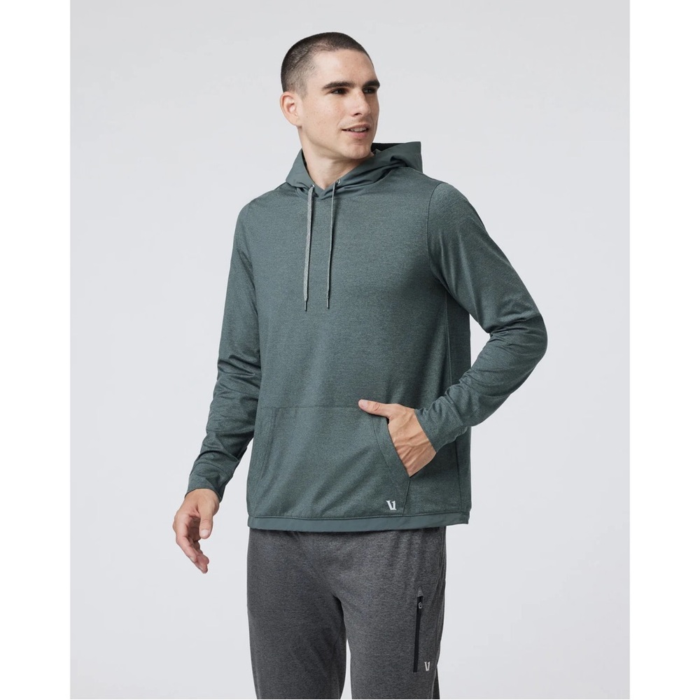 ⛔️ SOLD ⛔️ NWT Vuori Sunday Element Hoodie in Smoked Beryl Heather V264